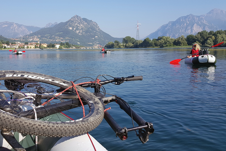 attività di team building sul Lago di Pusiano
