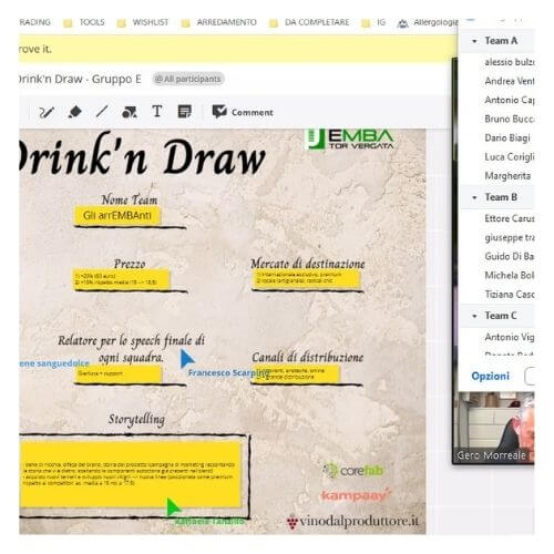 team building online italiano