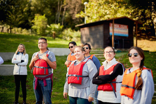 Team building outdoor boschi e lago