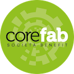 Logo Corefab società benefit 2022 2