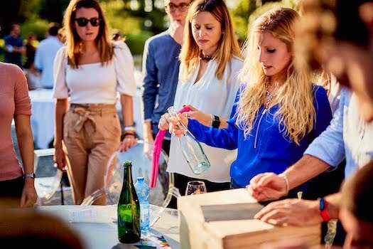 wine tasting team building Corefab