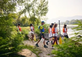 team building outdoor sul Lago di Pusiano