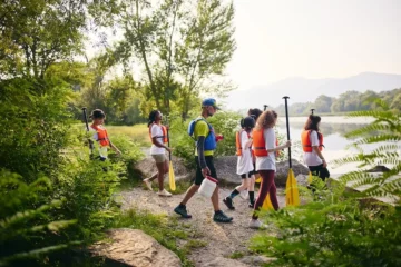 team building outdoor sul Lago di Pusiano