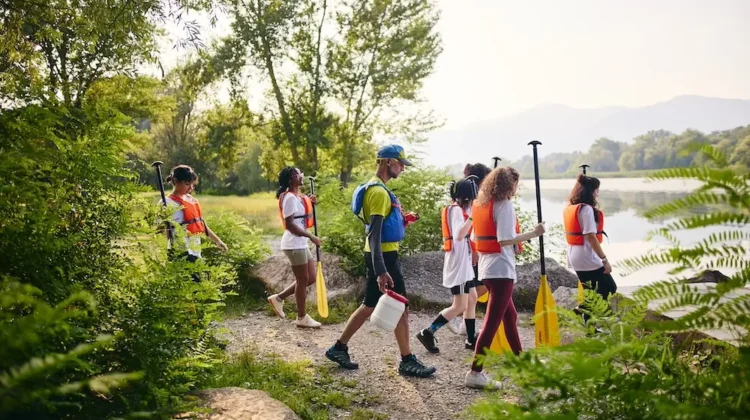 team building outdoor sul Lago di Pusiano